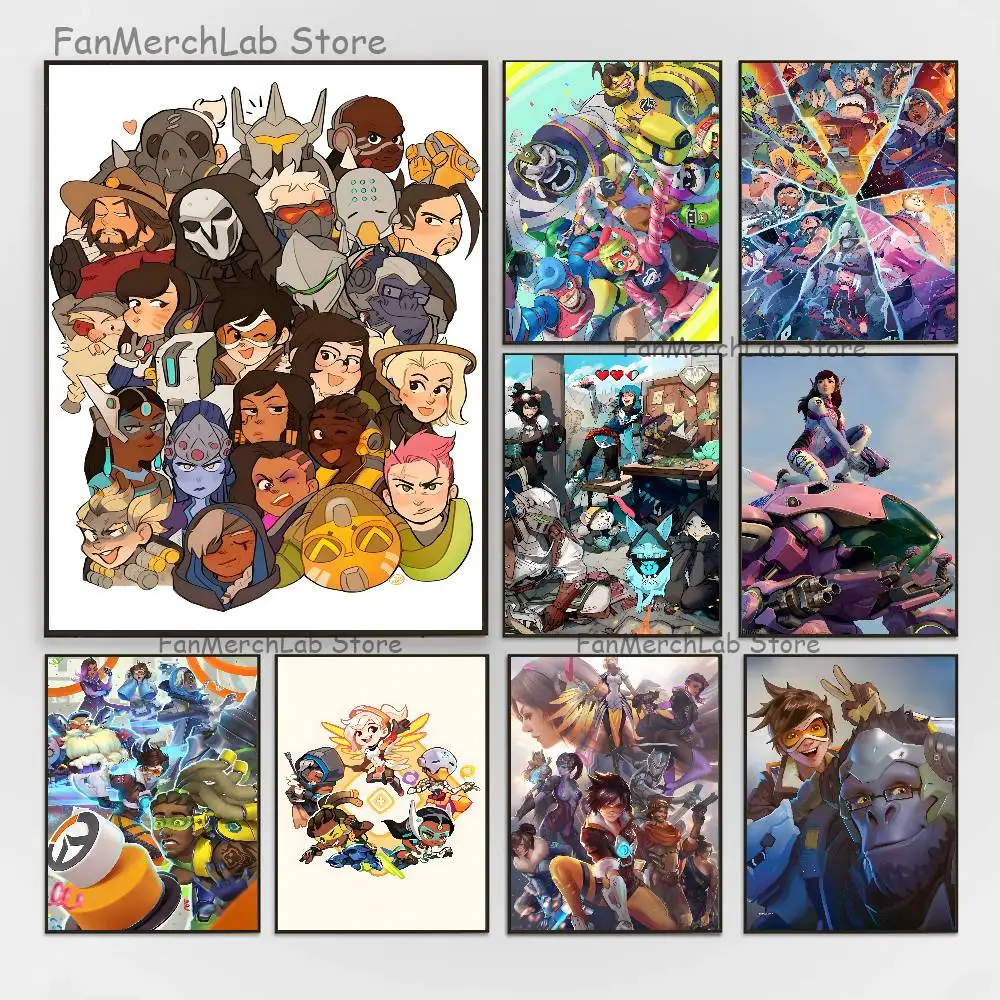Pop Game O-Overwatch-S Poster Prints Wall Art Painting Picture Gift Living Room Bar Restaurant Dec Sticker Large
Pop Game O-Overwatch-S Poster Prints Wall Art Painting Picture Gift Living Room Bar Restaurant Dec Sticker Large