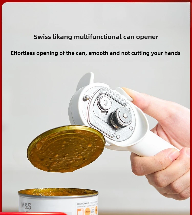 Can opener, bottle opener, multi-functional bottle screwdriver, bottle opener, lunch meat can, can opening artifact
Can opener, bottle opener, multi-functional bottle screwdriver, bottle opener, lunch meat can, can opening artifact