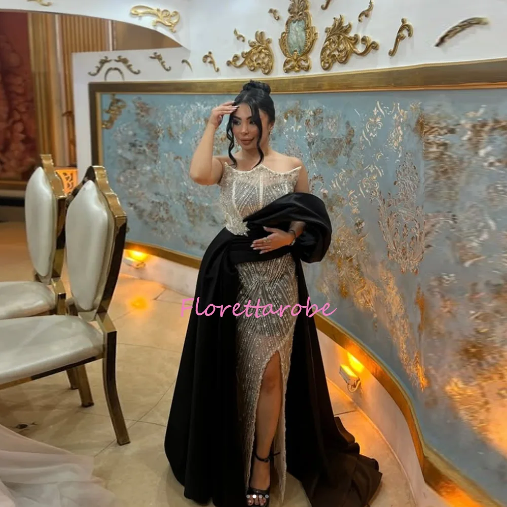 Luxurious Women's Mermaid Beaded Evening Dresses Customized Robe De Soirée Prom Gowns Side Slit Vestidos Para Mujer
Luxurious Women's Mermaid Beaded Evening Dresses Customized Robe De Soirée Prom Gowns Side Slit Vestidos Para Mujer