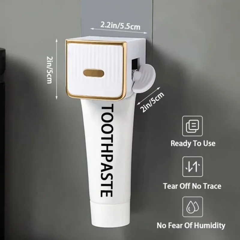 Toothpaste Squeezer, Bathroom Roller Tube Toothpaste Holder And Toothpaste Clip Can Store Cleanser And Cream
Toothpaste Squeezer, Bathroom Roller Tube Toothpaste Holder And Toothpaste Clip Can Store Cleanser And Cream