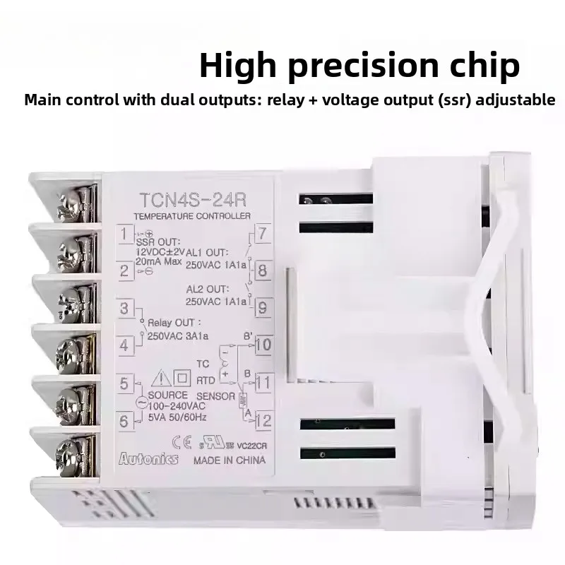 TCN4 Series Temperature Controller - Digital Smart Regulator for Industrial Process Control
TCN4 Series Temperature Controller - Digital Smart Regulator for Industrial Process Control