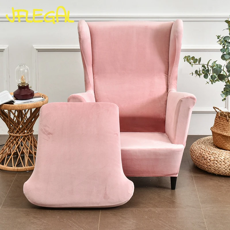 JFLEGAL New Plush Wing Chair Cover Stretch Wingback Sofa Covers Elastic Armchair Cover with Cushion Cover Furniture Protector
JFLEGAL New Plush Wing Chair Cover Stretch Wingback Sofa Covers Elastic Armchair Cover with Cushion Cover Furniture Protector