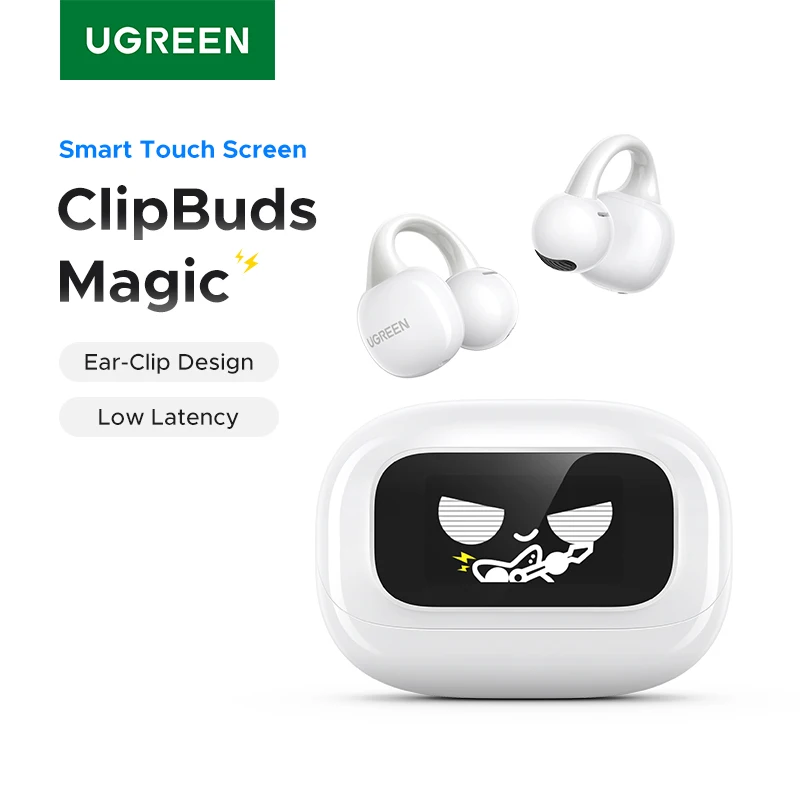 UGREEN LCD Full Color Smart Screen Wireless TWS Bluetooth Earphones Earbuds Open Clip Ear Headphones AI Call Noise Cancellation
UGREEN LCD Full Color Smart Screen Wireless TWS Bluetooth Earphones Earbuds Open Clip Ear Headphones AI Call Noise Cancellation