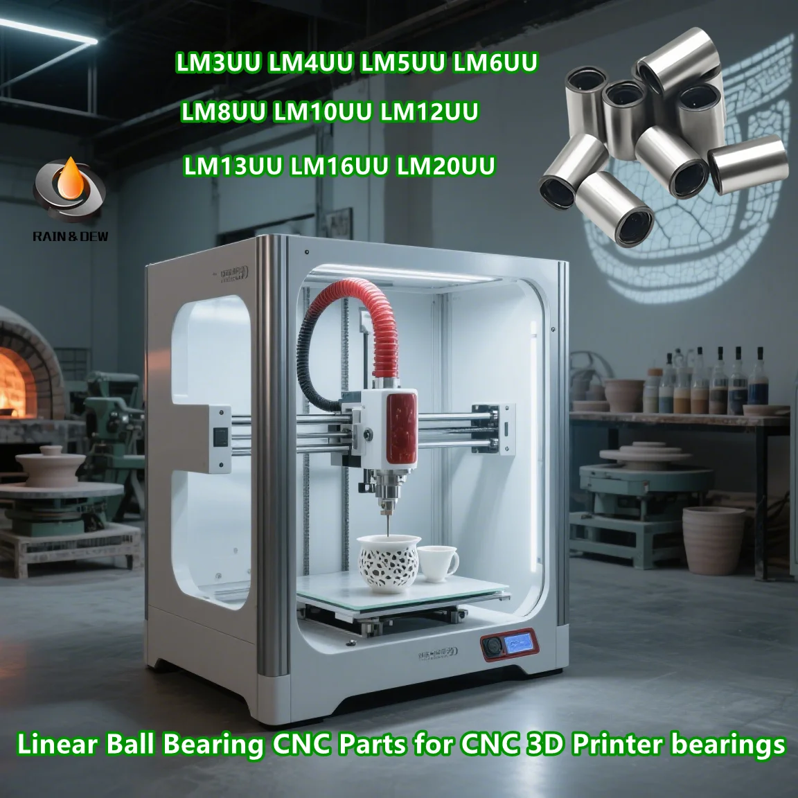 2PCS LM3UU LM4UU LM5UU LM6UU LM8UU LM10UU LM12UU LM13UU LM16UU LM20UU Linear Ball Bearing CNC Parts for CNC 3D Printer bearings
2PCS LM3UU LM4UU LM5UU LM6UU LM8UU LM10UU LM12UU LM13UU LM16UU LM20UU Linear Ball Bearing CNC Parts for CNC 3D Printer bearings