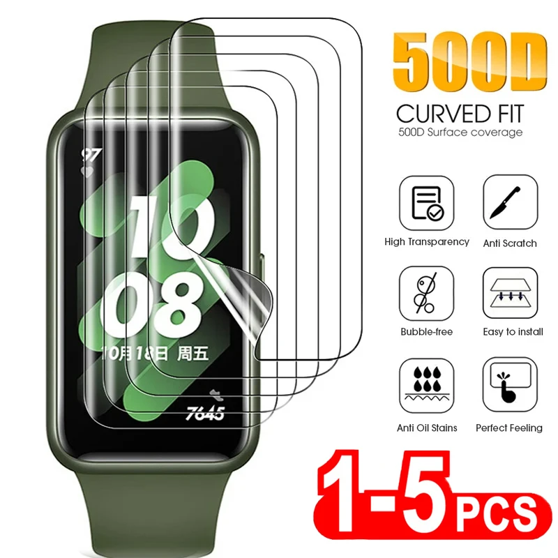 1-5pcs Soft Film For Huawei Band 8 7 6 Pro HD Clear Screen Protector Full Cover Anti-scratch Hydrogel Film For Honor Band 5 4 3
1-5pcs Soft Film For Huawei Band 8 7 6 Pro HD Clear Screen Protector Full Cover Anti-scratch Hydrogel Film For Honor Band 5 4 3