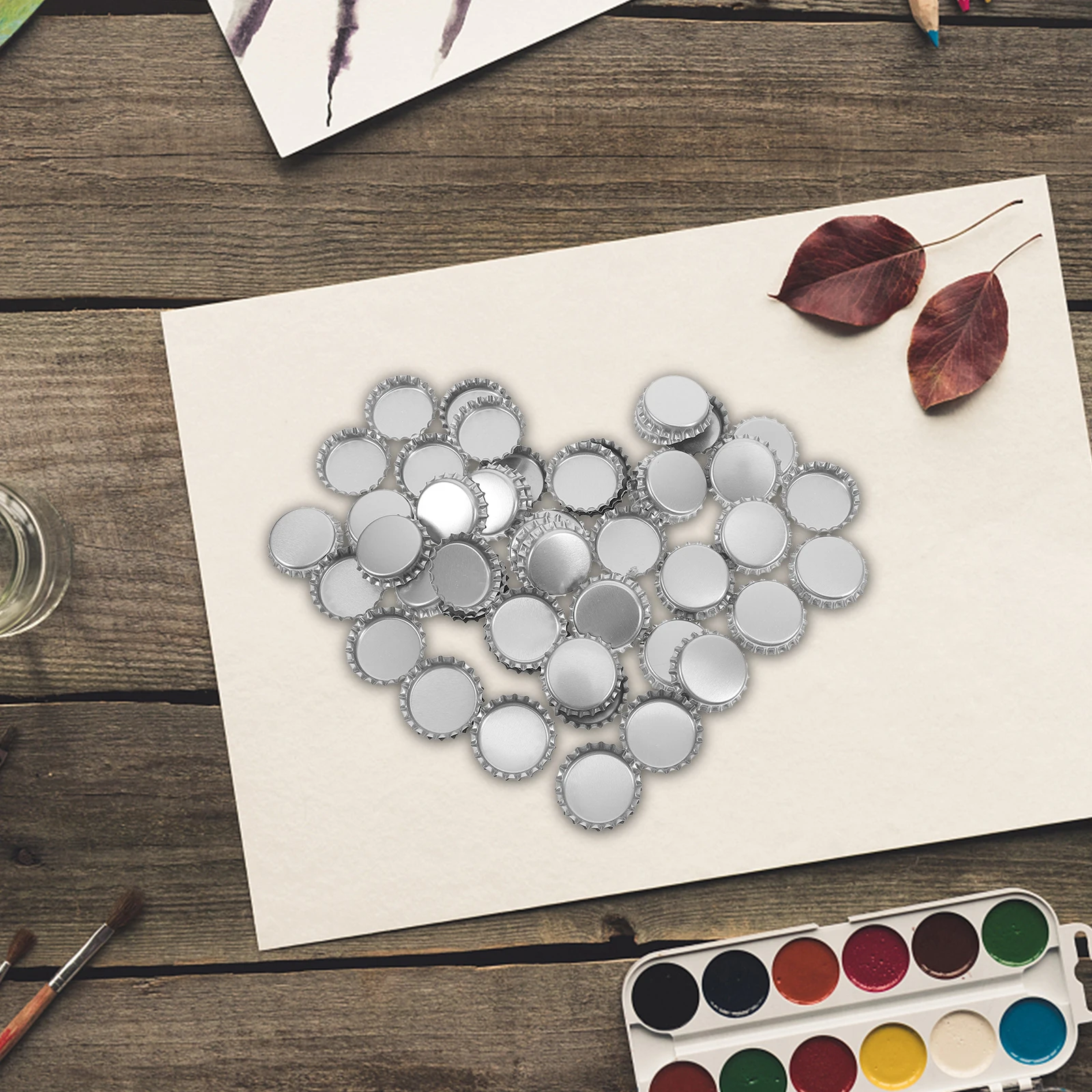 100pcs Silver Bottle Caps Flat Steel DIY Decorative Spray 2 54cm Round Craft Keychains Necklaces Bags Birthday Favor
100pcs Silver Bottle Caps Flat Steel DIY Decorative Spray 2 54cm Round Craft Keychains Necklaces Bags Birthday Favor