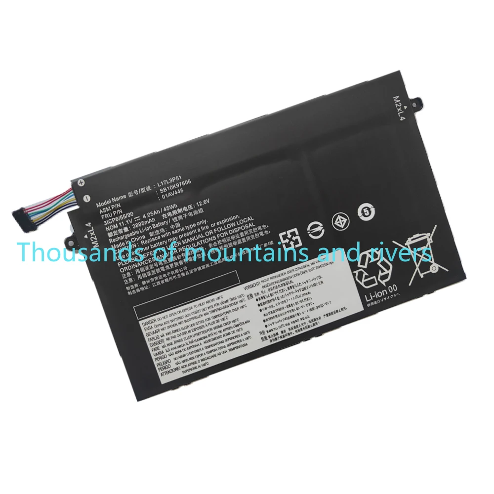 L17L3P51 Аккумулятор для ноутбука Lenovo ThinkPad E15 E480 E490 E495 E580 E585 E590 E595 Series 01AV445 L17M3P52 SB10K79606
L17L3P51 Аккумулятор для ноутбука Lenovo ThinkPad E15 E480 E490 E495 E580 E585 E590 E595 Series 01AV445 L17M3P52 SB10K79606
