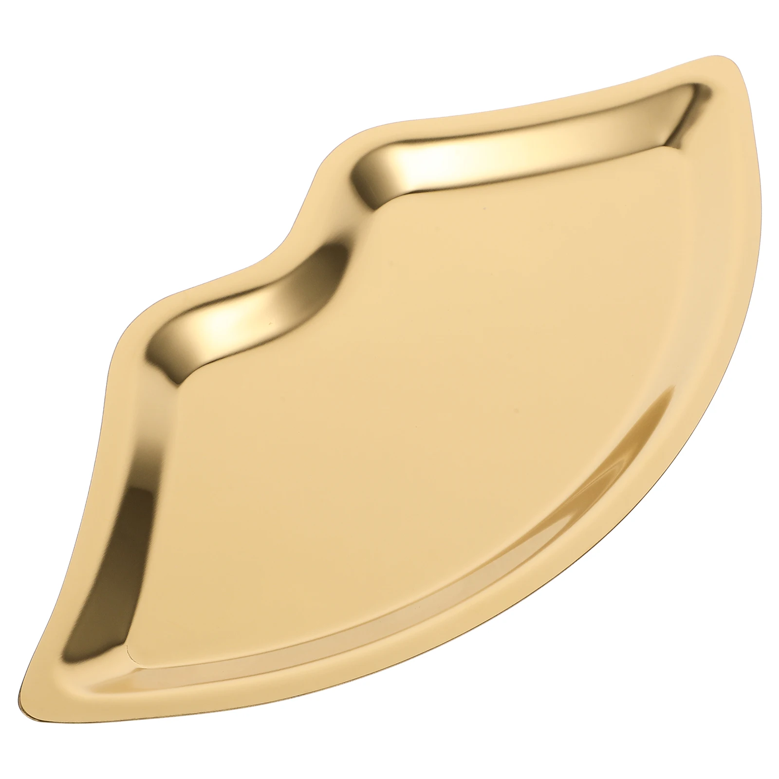 Lip Shaped Tray Golden Stainless Steel Home Decorative Dish for Keys Stainless Steel Jewelry Dish Perfume Makeup Storage
Lip Shaped Tray Golden Stainless Steel Home Decorative Dish for Keys Stainless Steel Jewelry Dish Perfume Makeup Storage