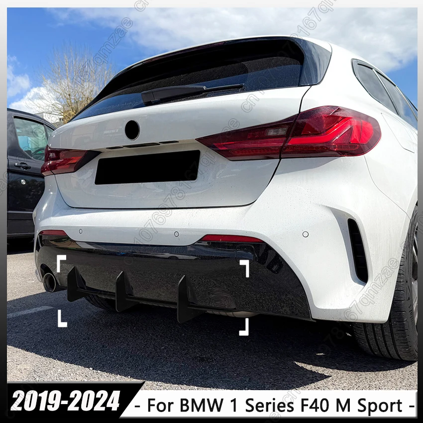 For BMW 1 Series F40 M Sport 2019-2024 Car Rear Bumper Lip Fin Diffuser Splitter Guard Body Kits Tuning ABS Gloss Black
For BMW 1 Series F40 M Sport 2019-2024 Car Rear Bumper Lip Fin Diffuser Splitter Guard Body Kits Tuning ABS Gloss Black