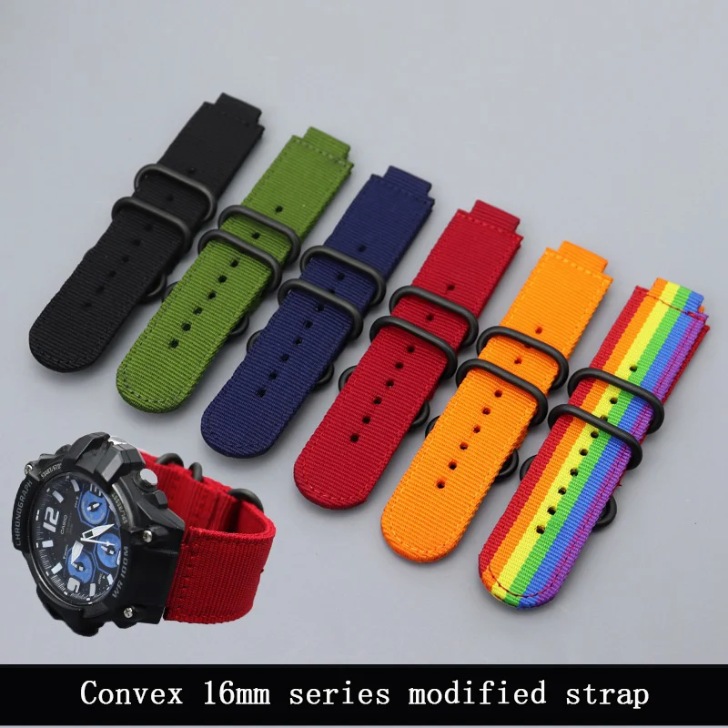 2Pcs For Casio G Shock GM110 GM2100 GA900 GBA-800-1A GBA-800-7A GA110 16mm Modified Nylon Watchband Strap Bracelet
2Pcs For Casio G Shock GM110 GM2100 GA900 GBA-800-1A GBA-800-7A GA110 16mm Modified Nylon Watchband Strap Bracelet
