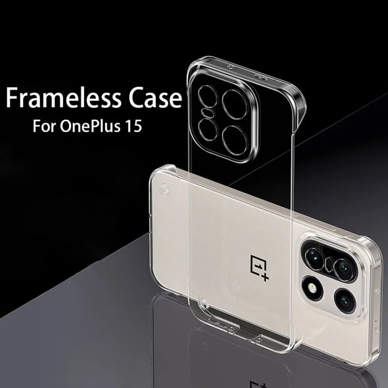 Безрамный тонкий прозрачный жесткий чехол для OnePlus 15, чехлы для телефонов OnePlus 15 5G
Безрамный тонкий прозрачный жесткий чехол для OnePlus 15, чехлы для телефонов OnePlus 15 5G