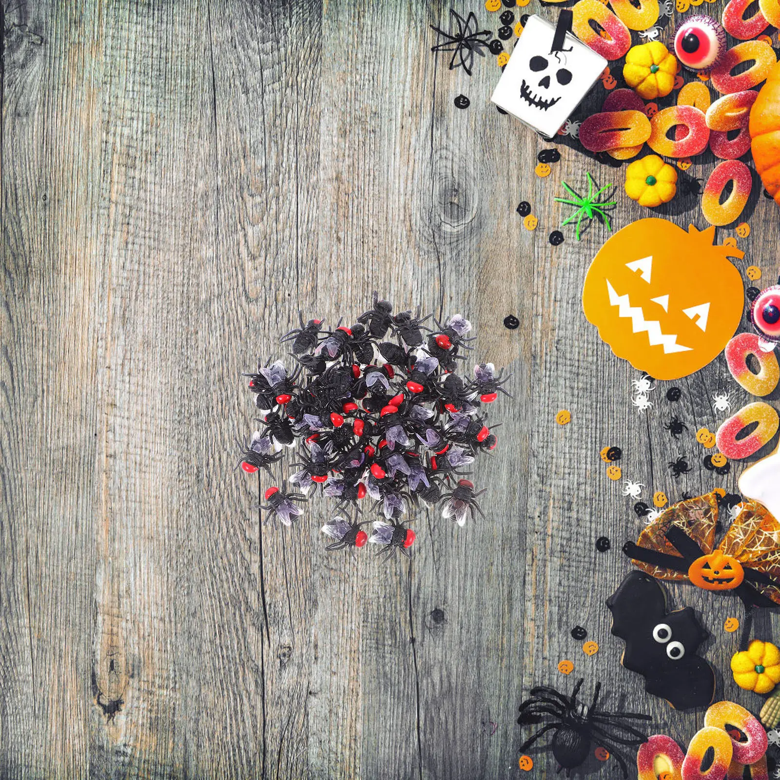 50Pcs Realistic Fake Fly Prop Simulation Animal Halloween April Fools Day Scary Tricky Prop Party Decoration Tricky Toys
50Pcs Realistic Fake Fly Prop Simulation Animal Halloween April Fools Day Scary Tricky Prop Party Decoration Tricky Toys