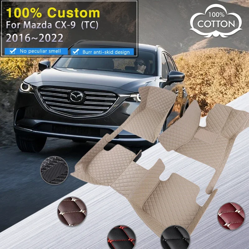 Качественные автомобильные коврики для Mazda CX-9 TC 2016 ~ 2022 CX9 CX 9 Водонепроницаемые коврики Кожаный коврик Внутренние детали Автомобильные аксессуары 20
Качественные автомобильные коврики для Mazda CX-9 TC 2016 ~ 2022 CX9 CX 9 Водонепроницаемые коврики Кожаный коврик Внутренние детали Автомобильные аксессуары 20