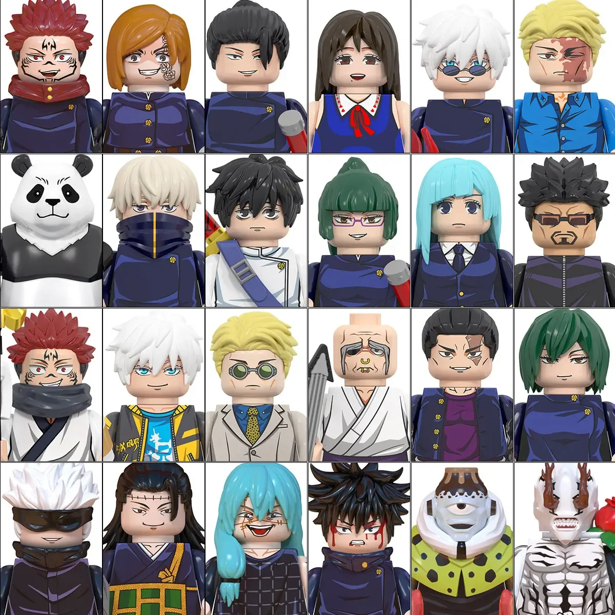Jujutsu Kaisen Building Blocks Itadori Yuji Gojo Satoru Ryomen Sukuna Mini Action Figure Accessories Christmas Gift for Kids
Jujutsu Kaisen Building Blocks Itadori Yuji Gojo Satoru Ryomen Sukuna Mini Action Figure Accessories Christmas Gift for Kids