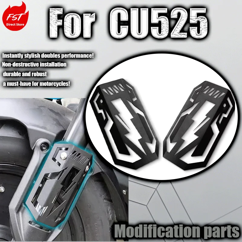 Applicable for VOGE CU525 Modified Shock Absorber Decorative Cover, Blackout Style Shield Panel, Direct Bolt-on Installation
Applicable for VOGE CU525 Modified Shock Absorber Decorative Cover, Blackout Style Shield Panel, Direct Bolt-on Installation
