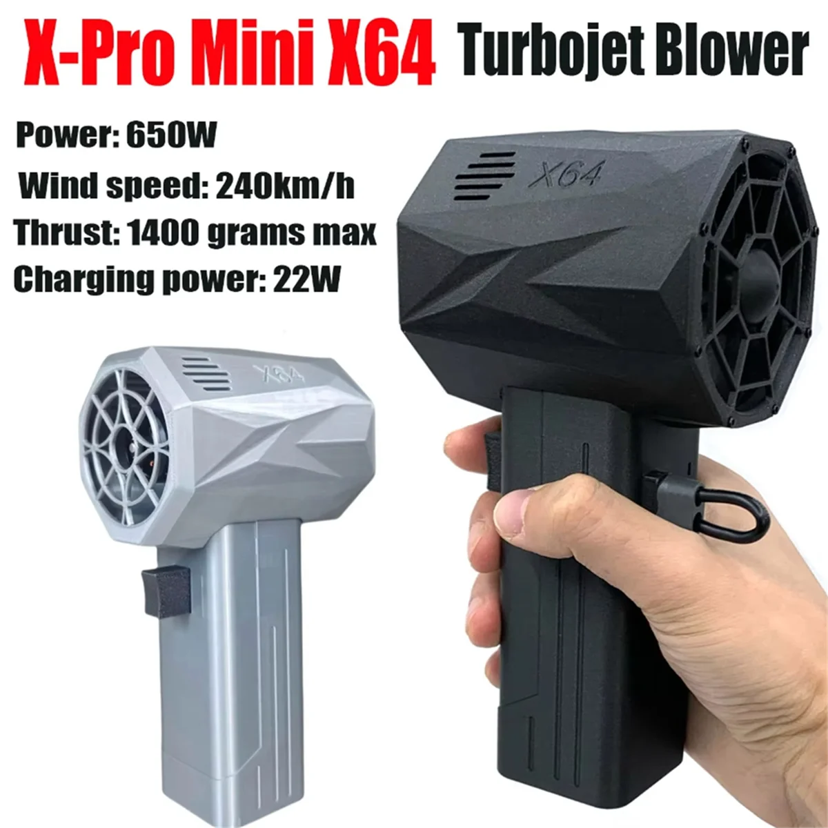 Turbo fan 650W High Speed Turbo Blower X- Pro Mini X64 Violent Turbo Fan 64mm Turbo Jet Fan Brushless Motor Wind Speed 240km/H A
Turbo fan 650W High Speed Turbo Blower X- Pro Mini X64 Violent Turbo Fan 64mm Turbo Jet Fan Brushless Motor Wind Speed 240km/H A