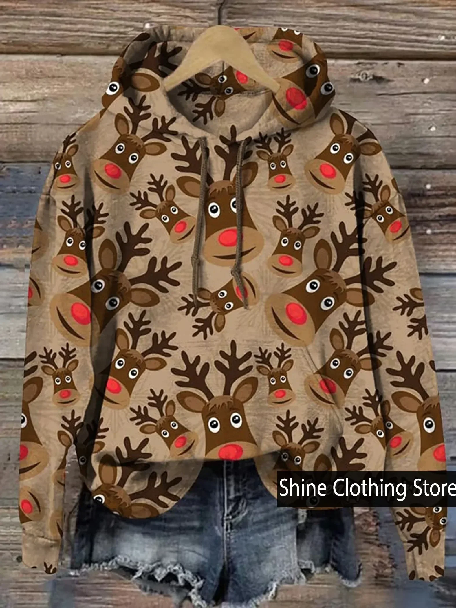 Vintage Christmas Elk Pattern Print Casual Hoodie Sweatshirt ,Sudaderas Para Mujer,Winter Clothes Women,sweatshirt Hoodie
Vintage Christmas Elk Pattern Print Casual Hoodie Sweatshirt ,Sudaderas Para Mujer,Winter Clothes Women,sweatshirt Hoodie