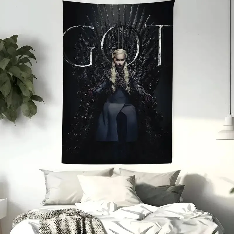 Гобелен VIKAMA T-Thrones Game, настенное панно в японском стиле аниме для спальни, гостиной, общежития, подарок для любителей аниме
Гобелен VIKAMA T-Thrones Game, настенное панно в японском стиле аниме для спальни, гостиной, общежития, подарок для любителей аниме