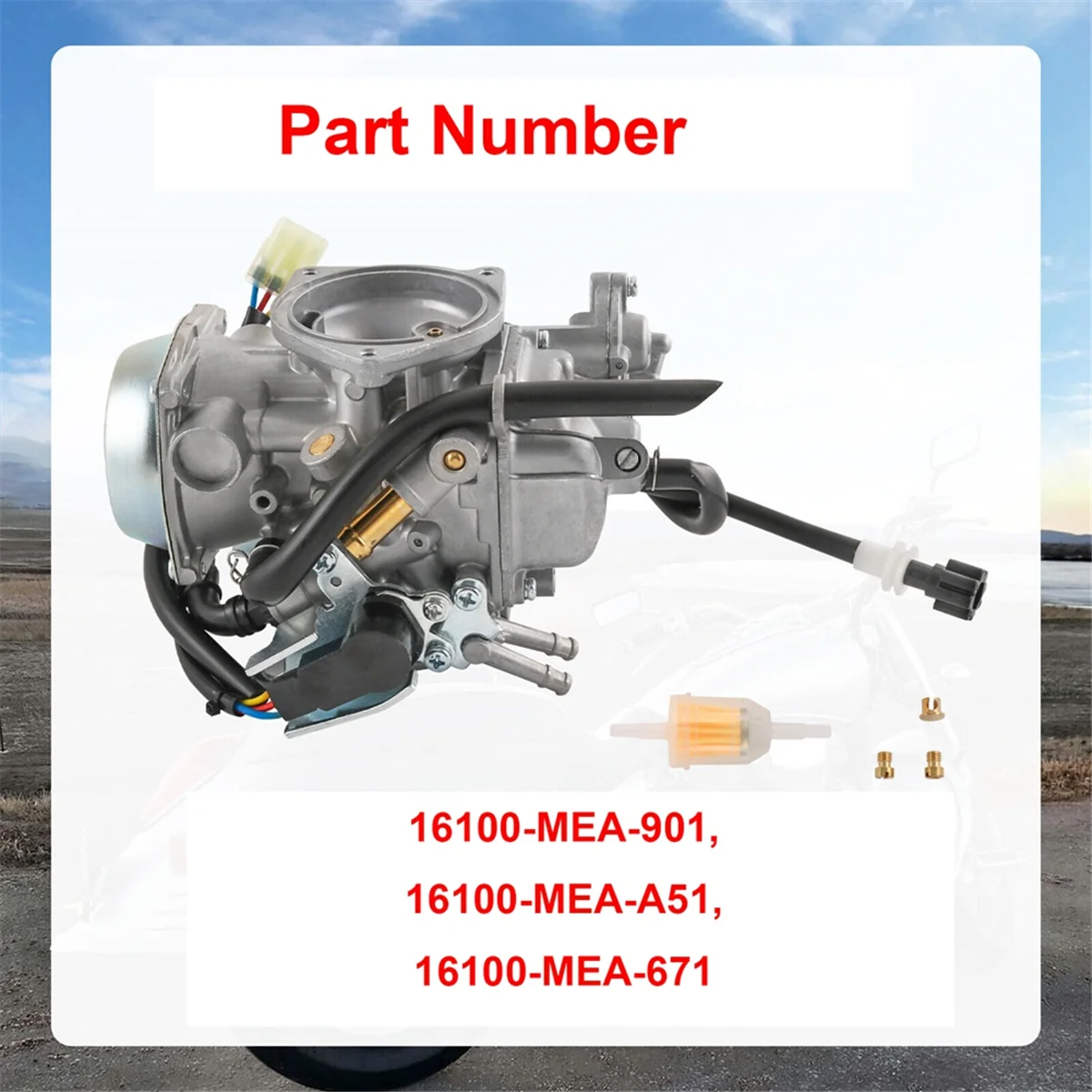 Карбюратор для Honda VTX1300 VTX1300C VTX1300, 16100-MEA-901, 16100-MEA-A51, 16100-MEA-671
Карбюратор для Honda VTX1300 VTX1300C VTX1300, 16100-MEA-901, 16100-MEA-A51, 16100-MEA-671