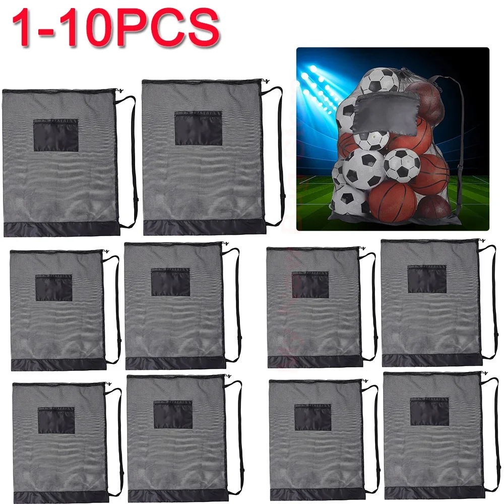 1-10PCS Mesh Soccer Ball Bag Extra Large Drawstring Basketball Storage Bag with Zipper Pocket Volleyball Football Net Pack Bags
1-10PCS Mesh Soccer Ball Bag Extra Large Drawstring Basketball Storage Bag with Zipper Pocket Volleyball Football Net Pack Bags