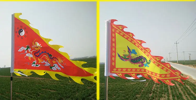 Flags 5pcs a packet Ancient-style Polyester Ceremony Dragon Lion Arts Performances Banner Outdoor Indoor Festival Carnival
Flags 5pcs a packet Ancient-style Polyester Ceremony Dragon Lion Arts Performances Banner Outdoor Indoor Festival Carnival