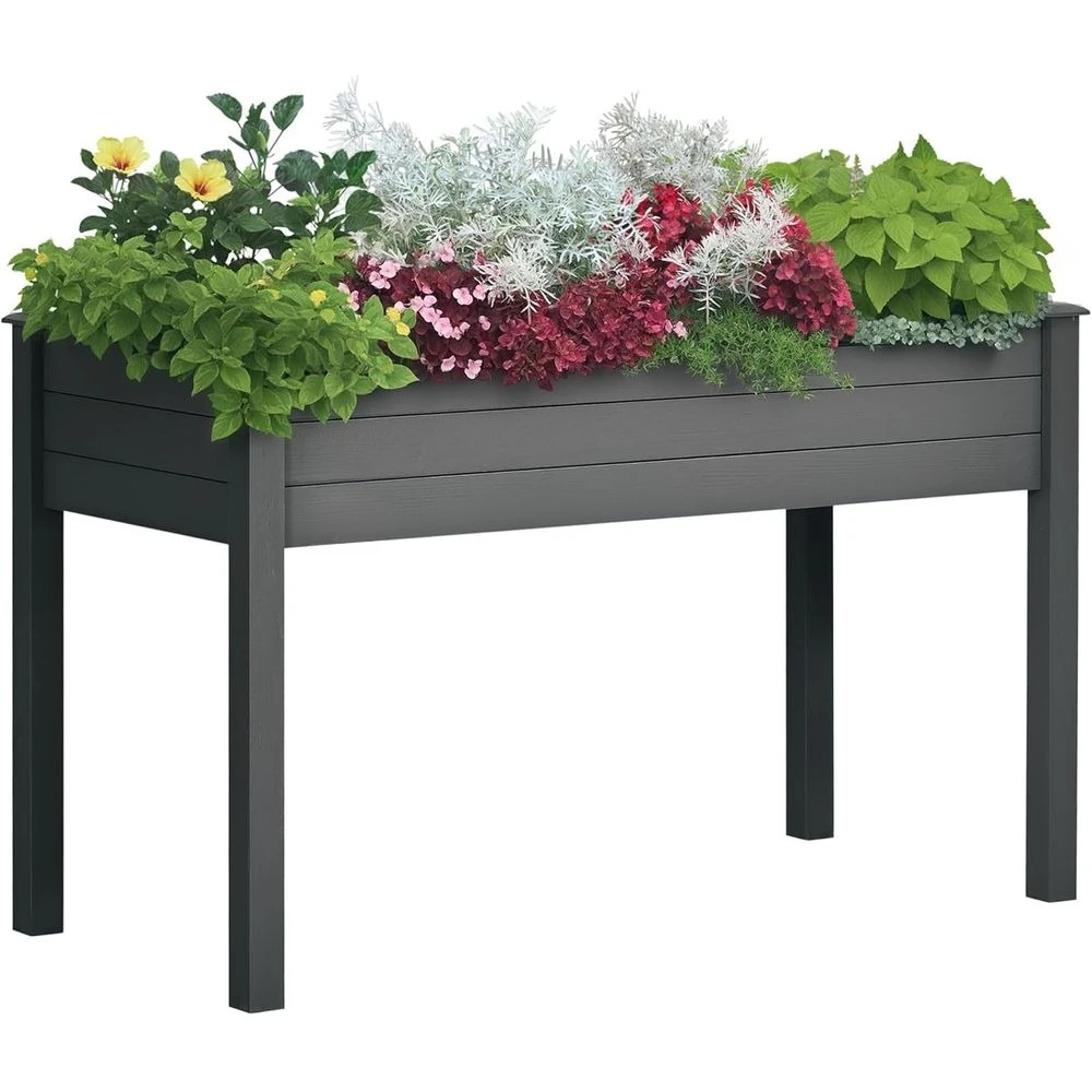 Elevated Wooden Planter Box, 48 x 22 x 30, Self-Draining, Ideal for Vegetables, Herbs, and Flowers, Suitable for Backyard, Patio
Elevated Wooden Planter Box, 48 x 22 x 30, Self-Draining, Ideal for Vegetables, Herbs, and Flowers, Suitable for Backyard, Patio