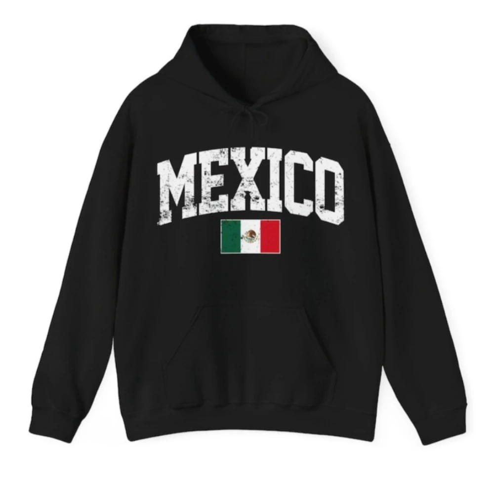 Модные повседневные толстовки с капюшоном и принтом мексиканского флага для мужчин и женщин, стильные пуловеры в стиле Харадзюку, спортивные костюмы
Модные повседневные толстовки с капюшоном и принтом мексиканского флага для мужчин и женщин, стильные пуловеры в стиле Харадзюку, спортивные костюмы