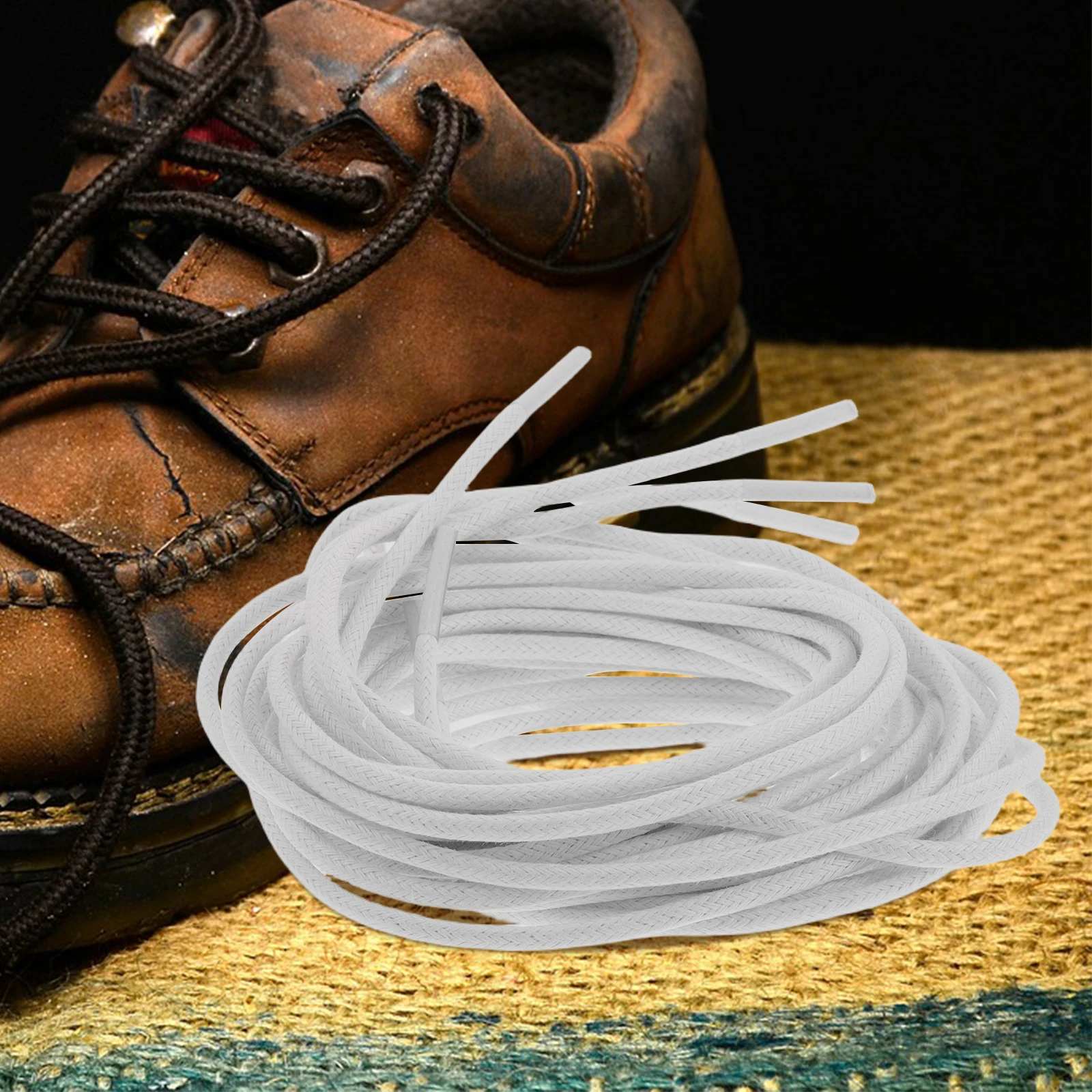 4pcs Boots Laces Heavy Duty Round Waxed Shoelaces Men White Durable Fade Resistant Elegant Dress Boot Strings Work
4pcs Boots Laces Heavy Duty Round Waxed Shoelaces Men White Durable Fade Resistant Elegant Dress Boot Strings Work