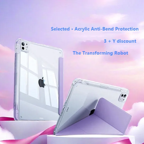 Акриловый чехол для iPad Pro 11 2025 M5 Pro13 11-го поколения Air 11 M3 Air7 Mini 7 A17Pro Pro 11 Air 13 6 5 4 3Pro 2 1 10th 10.9 10.2 9.7
Акриловый чехол для iPad Pro 11 2025 M5 Pro13 11-го поколения Air 11 M3 Air7 Mini 7 A17Pro Pro 11 Air 13 6 5 4 3Pro 2 1 10th 10.9 10.2 9.7