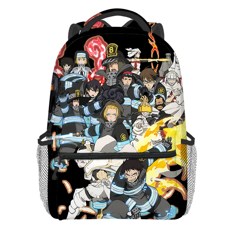 Classic Popular Fire Force season 3 student Bookbag Notebook Backpacks 3D Print Oxford Waterproof Boys/Girls Travel Backpacks
Classic Popular Fire Force season 3 student Bookbag Notebook Backpacks 3D Print Oxford Waterproof Boys/Girls Travel Backpacks