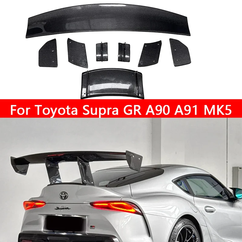Для Toyota Supra A90 A91 MK5 2019+ Vrs Стиль Материал из углеродного волокна Задний спойлер багажника Крылья для губ Комплект кузова для стайлинга автомобиля
Для Toyota Supra A90 A91 MK5 2019+ Vrs Стиль Материал из углеродного волокна Задний спойлер багажника Крылья для губ Комплект кузова для стайлинга автомобиля