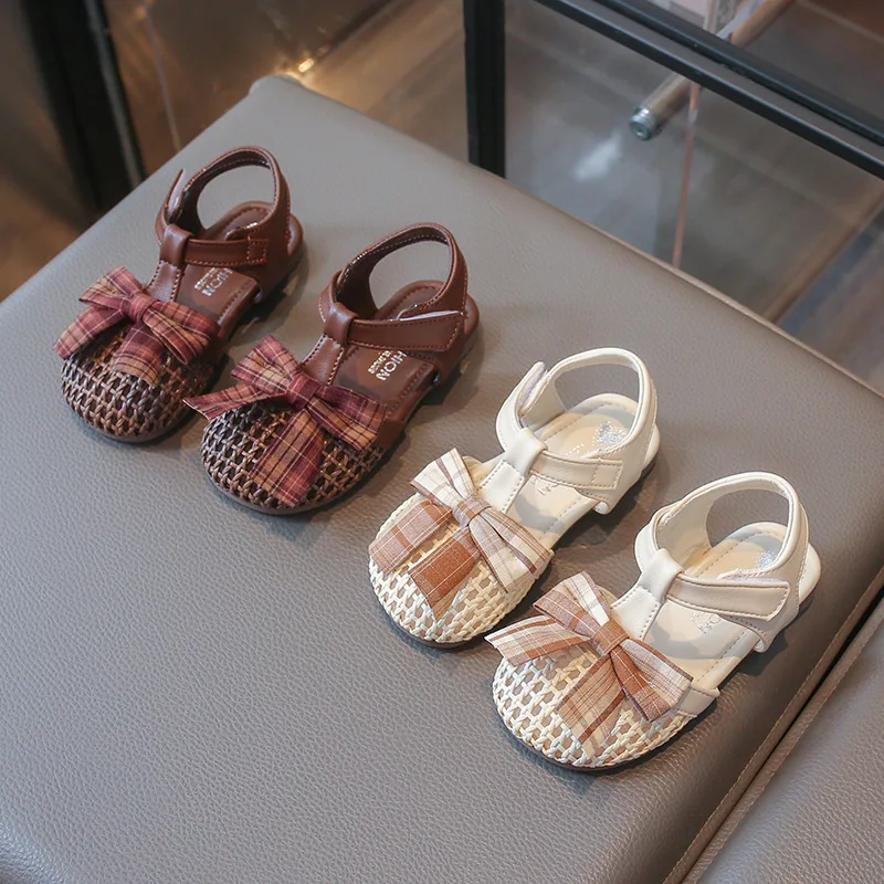Bow Treasure Sandals Closed Toe Baby Shoes Soft Sole Children's Beach Girl Princess Shoes Classmates Flats Size 22-31
Bow Treasure Sandals Closed Toe Baby Shoes Soft Sole Children's Beach Girl Princess Shoes Classmates Flats Size 22-31