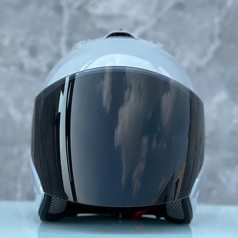 Ram4 Glossy Grey Half Helmet Motorcycle Off-Road Summer Helmet Downhill Racing Mountain Cross Casco Capacete Men and Women
Ram4 Glossy Grey Half Helmet Motorcycle Off-Road Summer Helmet Downhill Racing Mountain Cross Casco Capacete Men and Women