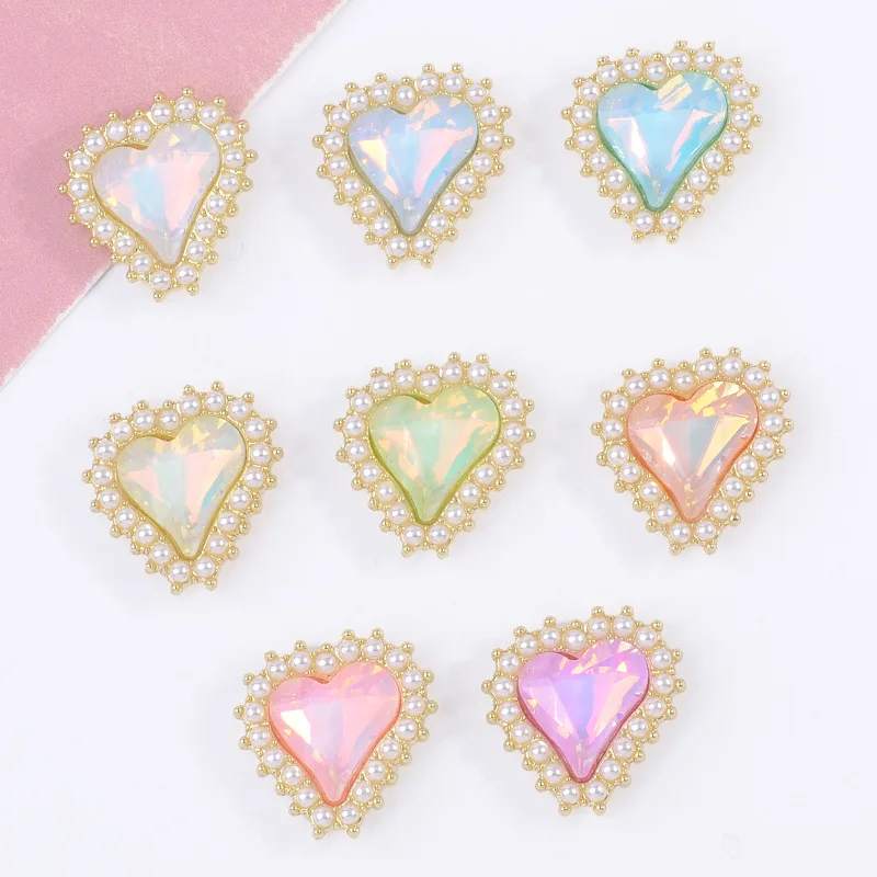 100Pcs sets DIY hair accessories hairpin material simple mocha love crystal pearl flower edge crooked peach heart jewelry
100Pcs sets DIY hair accessories hairpin material simple mocha love crystal pearl flower edge crooked peach heart jewelry