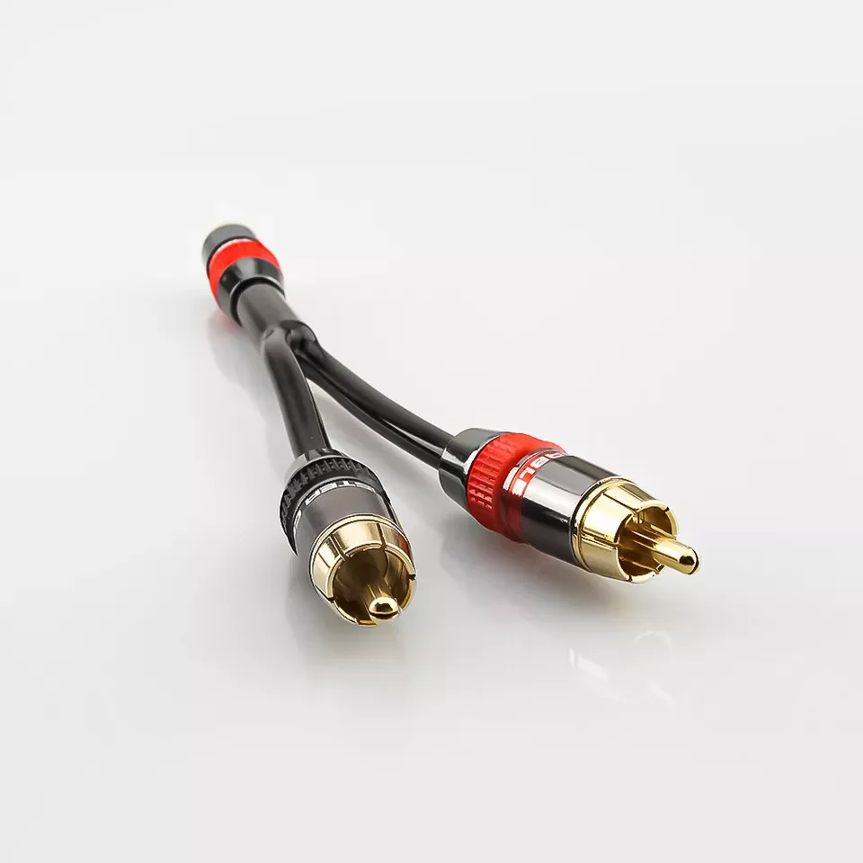 HiFi 3ft RCA Y Splitter Audio Jack Cable Adapter Female to 2 RCA Male Connectors
HiFi 3ft RCA Y Splitter Audio Jack Cable Adapter Female to 2 RCA Male Connectors