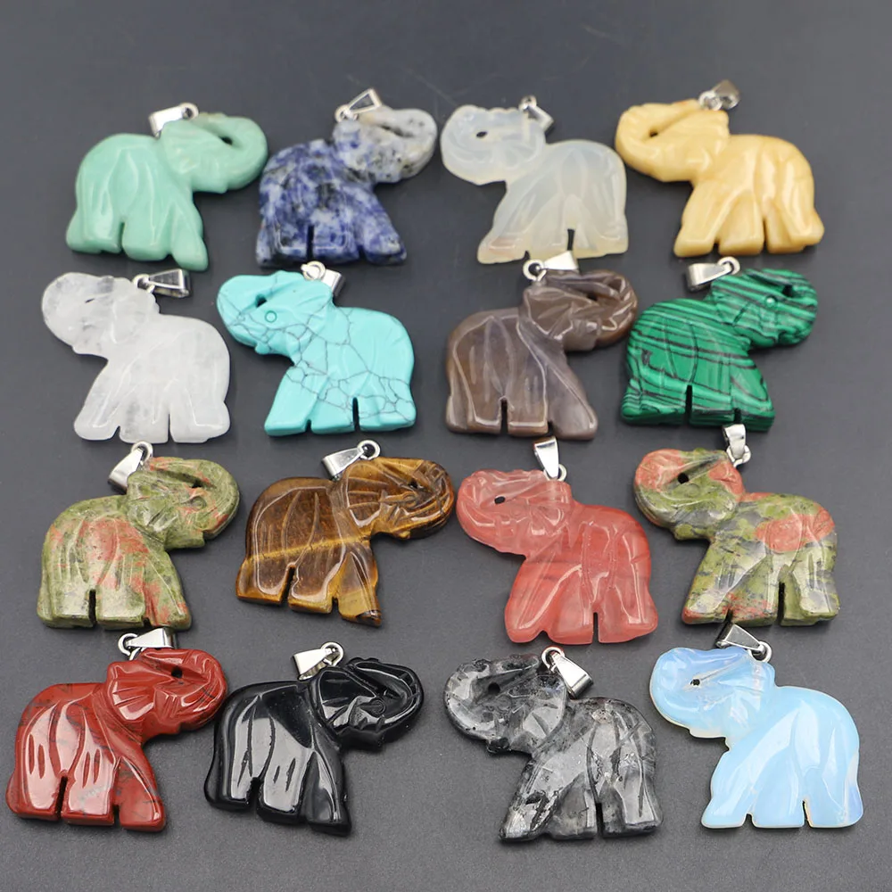 Super Deal Mixed Color Natural Stone Pendants Charms Elephant for Necklace Fashion Jewelry Making Wholesale 8Pcs Free Shipping
Super Deal Mixed Color Natural Stone Pendants Charms Elephant for Necklace Fashion Jewelry Making Wholesale 8Pcs Free Shipping