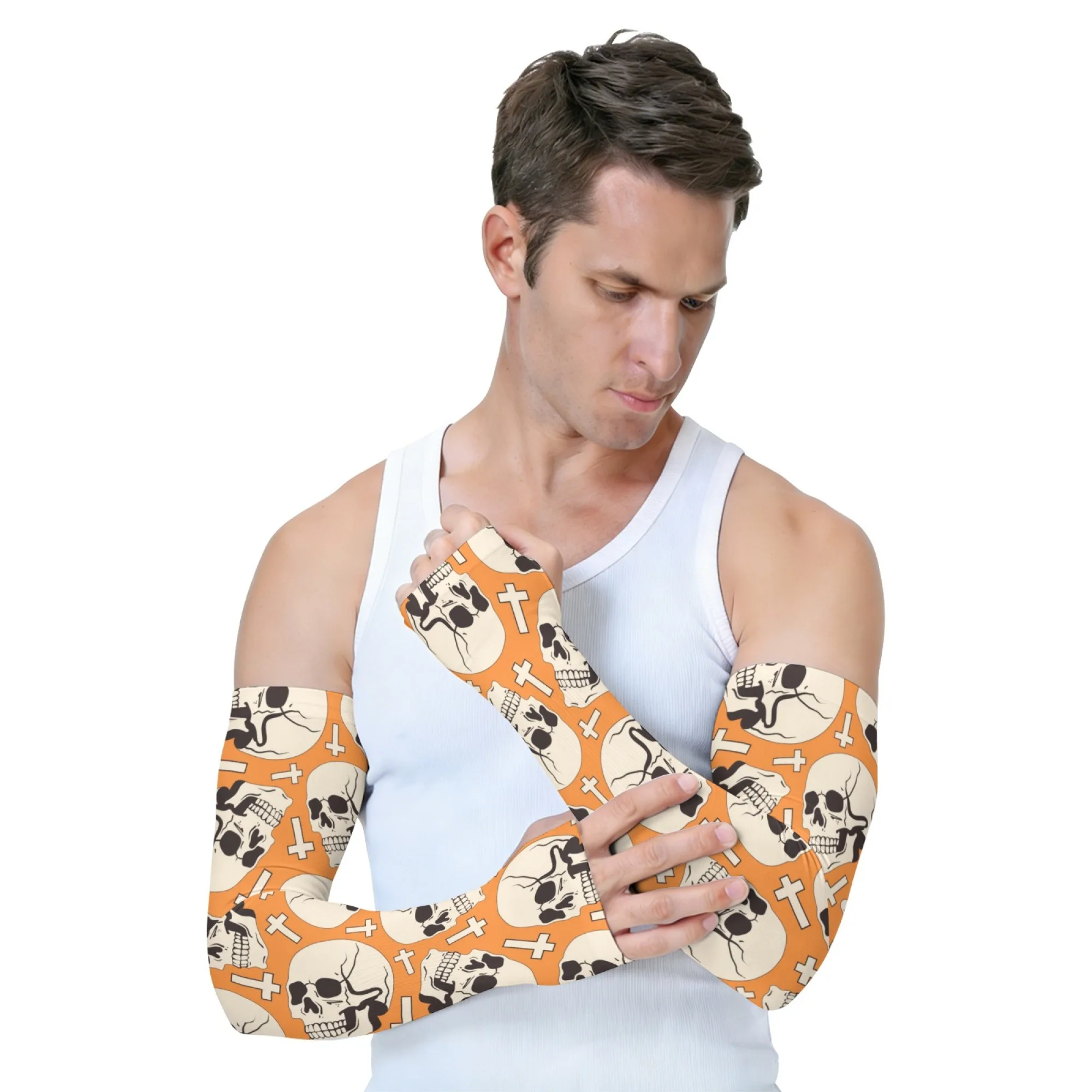 Gothic Style Skull Arm Sleeve Elastic Breathable Non-slip Protective Sleeve Fashion Gardening Outdoor Sports Protective Cover
Gothic Style Skull Arm Sleeve Elastic Breathable Non-slip Protective Sleeve Fashion Gardening Outdoor Sports Protective Cover