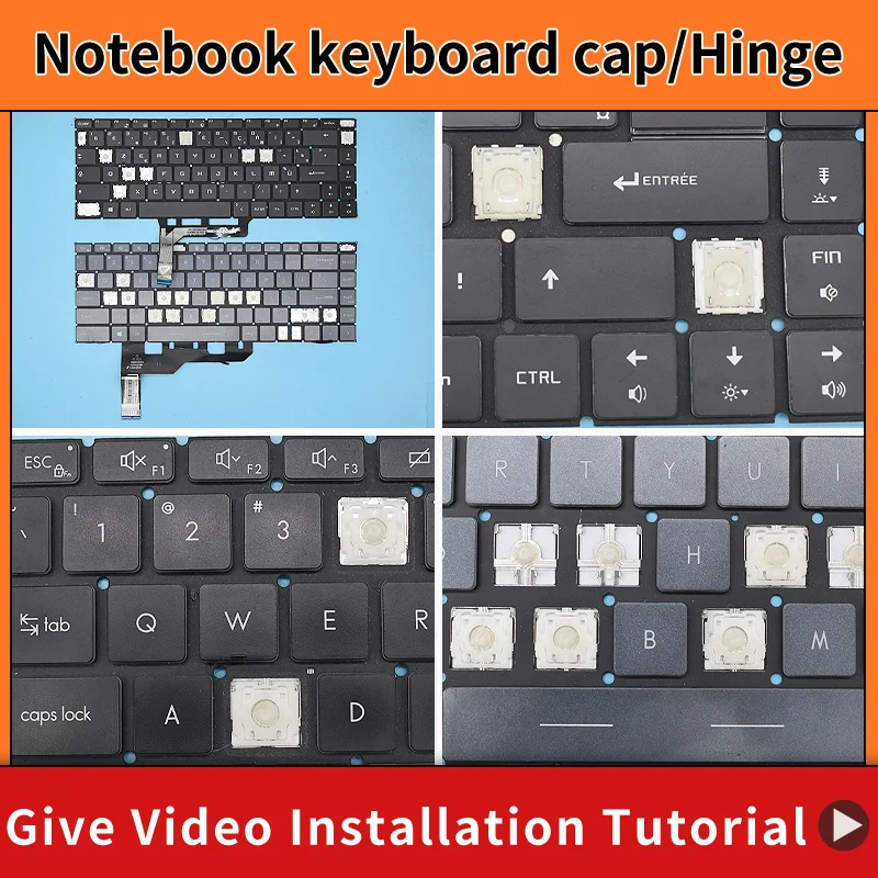 Replacement Key Cap Hinge For MSI WS66 Creator Z16-A11U Z16-A11UE A11UET A12UET MS-1571 1572 MS-16V2 Laptop Keyboard KeyCap
Replacement Key Cap Hinge For MSI WS66 Creator Z16-A11U Z16-A11UE A11UET A12UET MS-1571 1572 MS-16V2 Laptop Keyboard KeyCap