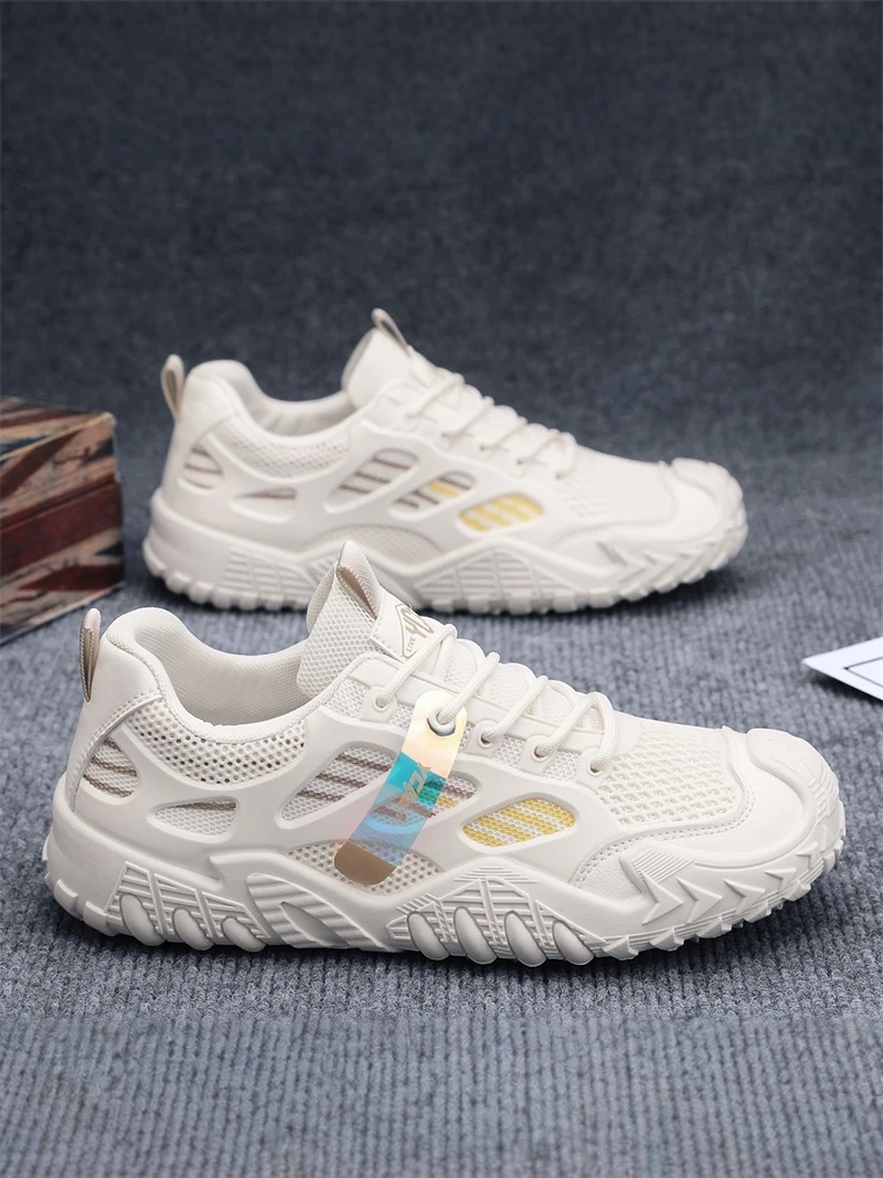 Men's Summer Breathable Outdoor Sports Shoes Anti-Slip Deodorant Casual Hiking Running Shoes Mesh Upper Low Top Sneakers
Men's Summer Breathable Outdoor Sports Shoes Anti-Slip Deodorant Casual Hiking Running Shoes Mesh Upper Low Top Sneakers