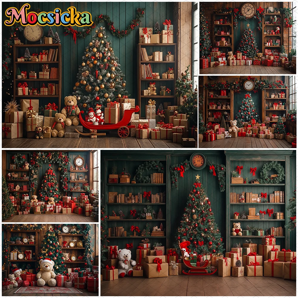 Mocsicka Christmas Backgrounds Photography Room Study Bookshelf Xmas Tree Decor Happy New Year Baby Adult Photo Backdrops Banner
Mocsicka Christmas Backgrounds Photography Room Study Bookshelf Xmas Tree Decor Happy New Year Baby Adult Photo Backdrops Banner