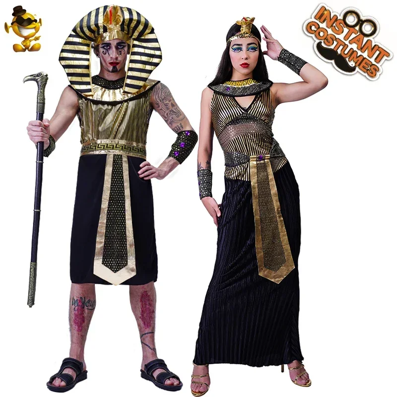 Men's Ancient Pharaoh King Costume Set Egypt Costumes Egyptian Accessories Outfit Cosplay Dress Up for Halloween
Men's Ancient Pharaoh King Costume Set Egypt Costumes Egyptian Accessories Outfit Cosplay Dress Up for Halloween