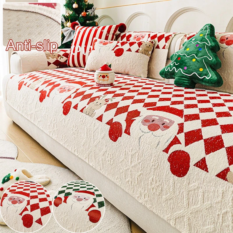 Red Christmas-Themed Snow Neil Four Seasons Universal Sofa Mat Soft Anti-Slip One-piece Straight Row Sofa Cushion for All Season
Red Christmas-Themed Snow Neil Four Seasons Universal Sofa Mat Soft Anti-Slip One-piece Straight Row Sofa Cushion for All Season