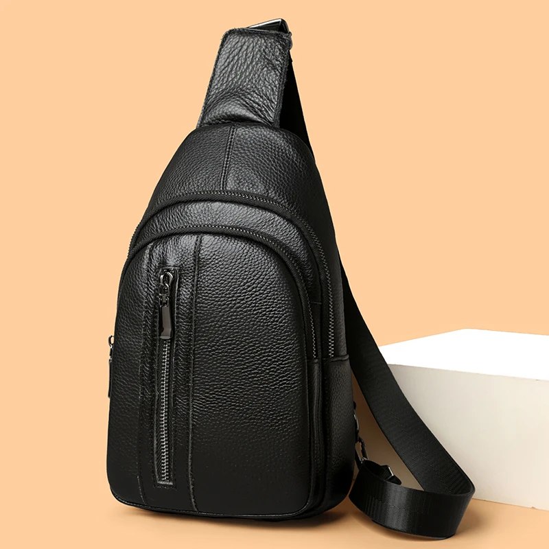 Мужская сумка-кроссбоди из натуральной кожи 2025 года, модная нагрудная сумка из воловьей кожи черного цвета, повседневная деловая сумка через плечо для поездок на работу
Мужская сумка-кроссбоди из натуральной кожи 2025 года, модная нагрудная сумка из воловьей кожи черного цвета, повседневная деловая сумка через плечо для поездок на работу