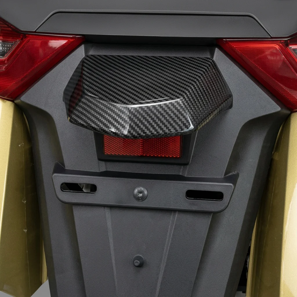 Carbon Fiber Motorcycle Tail Number Lights Cover for HONDA GL1800 Gold Wing 2018-2025
Carbon Fiber Motorcycle Tail Number Lights Cover for HONDA GL1800 Gold Wing 2018-2025