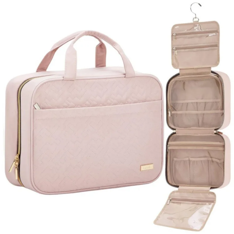 Large Capacity Hanging Makeup Bag Waterproof Double Layer Travel Portable Toiletries Storage Bag Women Wet And Dry Separation
Large Capacity Hanging Makeup Bag Waterproof Double Layer Travel Portable Toiletries Storage Bag Women Wet And Dry Separation