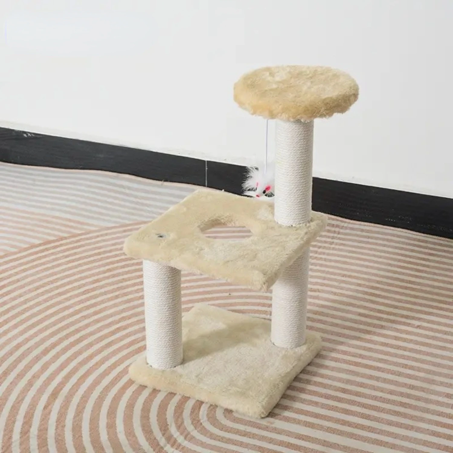 Pet Reward Kitten Beginner's Small Cat Tower, Beige, 1 Cat Tower/Scratching Cat Tower/Cat Paul
Pet Reward Kitten Beginner's Small Cat Tower, Beige, 1 Cat Tower/Scratching Cat Tower/Cat Paul