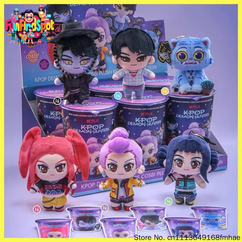 COSBI K Pop Demon Hunters Plush Pendant Blind Box Cute Stuffed Collectible Doll K Pop Fan Merchandise Birthday Gift
COSBI K Pop Demon Hunters Plush Pendant Blind Box Cute Stuffed Collectible Doll K Pop Fan Merchandise Birthday Gift