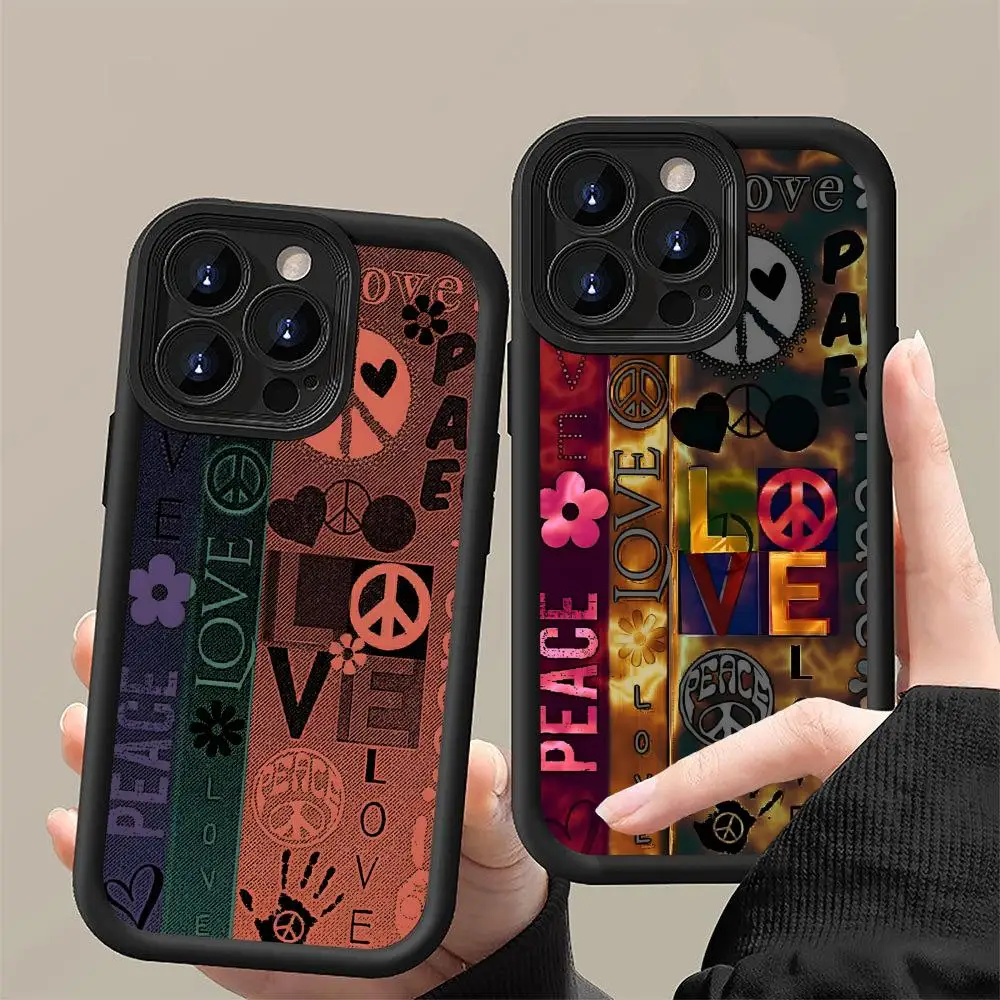 Luxury Love Peace Phone Case for iPhone 17 16 15 14 13 12 11 Air Pro Max Plus Black Soft TPU Shockproof Cover
Luxury Love Peace Phone Case for iPhone 17 16 15 14 13 12 11 Air Pro Max Plus Black Soft TPU Shockproof Cover