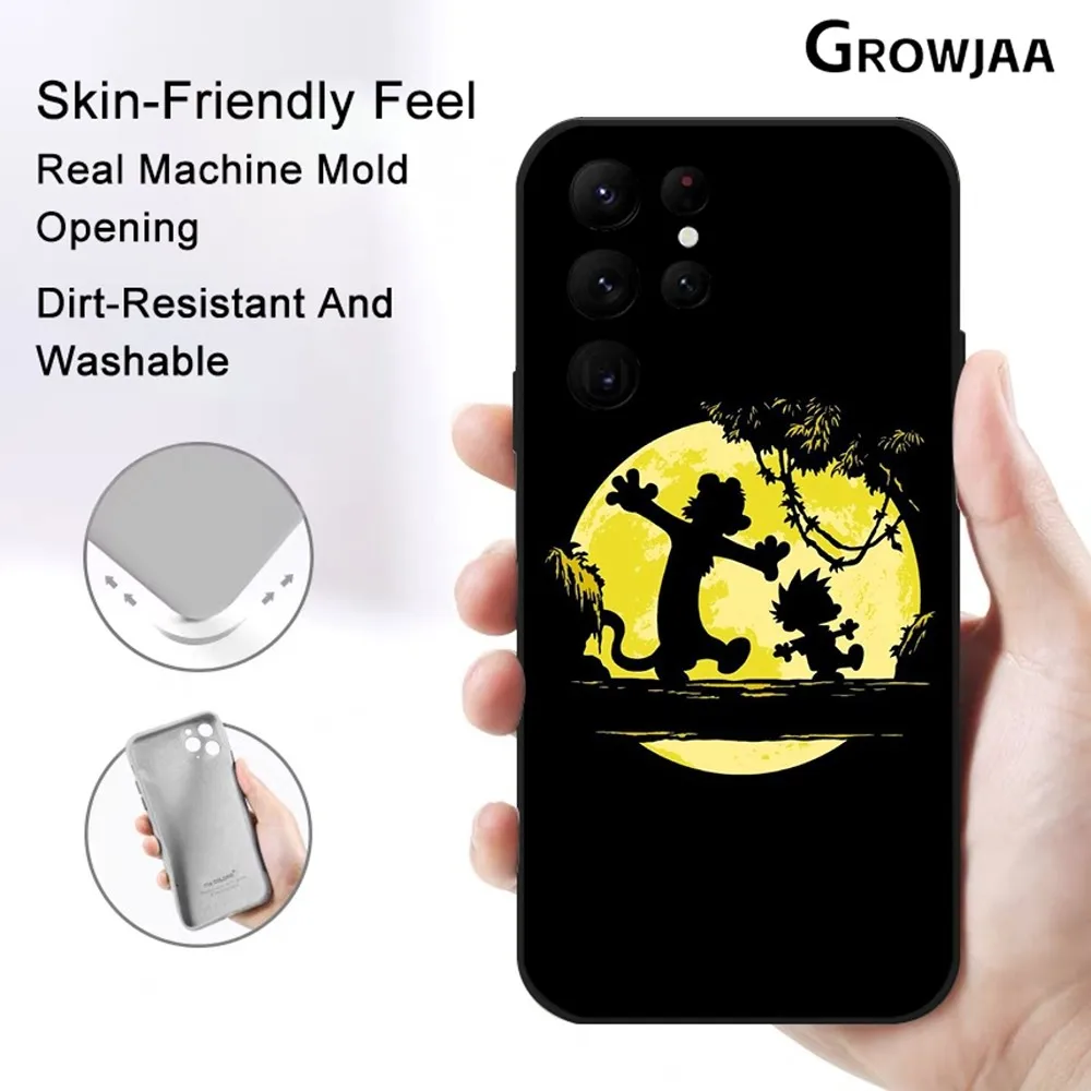 Cartoon C-Calvin And H-Hobbes Phone Case for Samsung Galaxy S24 Ultra S22 S23 Ultra S21 S20 Protective Silicone Funda
Cartoon C-Calvin And H-Hobbes Phone Case for Samsung Galaxy S24 Ultra S22 S23 Ultra S21 S20 Protective Silicone Funda