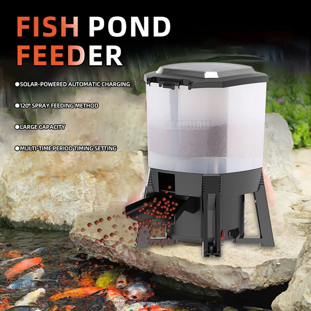 Solar-Powered Fish Pond Feeder | Smart Timed Feeding for Koi Ponds | Large-Area Indoor and Outdoor Fish Feeder
Solar-Powered Fish Pond Feeder | Smart Timed Feeding for Koi Ponds | Large-Area Indoor and Outdoor Fish Feeder